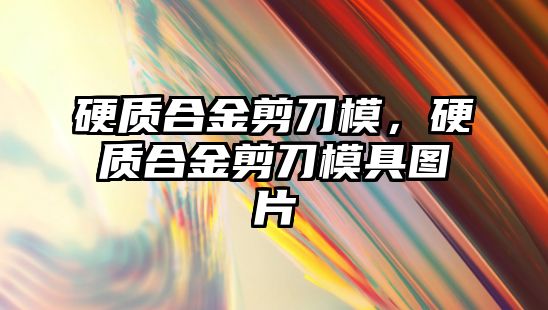 硬質合金剪刀模，硬質合金剪刀模具圖片