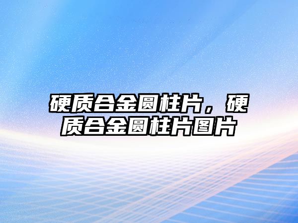 硬質合金圓柱片，硬質合金圓柱片圖片