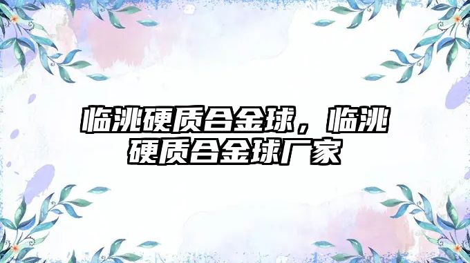 臨洮硬質(zhì)合金球，臨洮硬質(zhì)合金球廠(chǎng)家