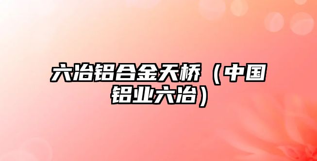 六冶鋁合金天橋（中國(guó)鋁業(yè)六冶）