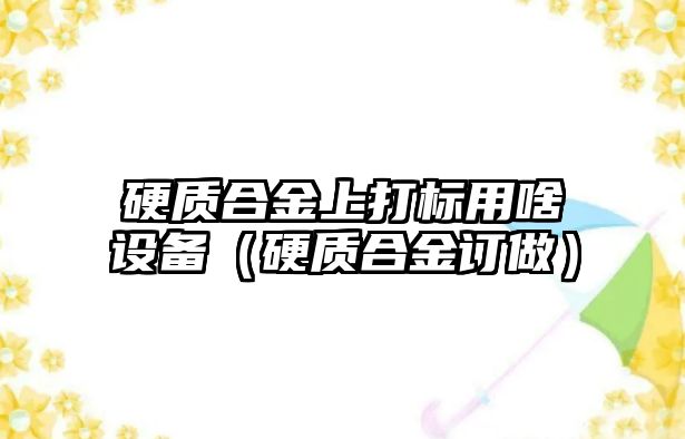 硬質(zhì)合金上打標用啥設(shè)備（硬質(zhì)合金訂做）