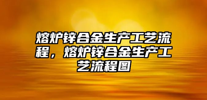 熔爐鋅合金生產(chǎn)工藝流程，熔爐鋅合金生產(chǎn)工藝流程圖