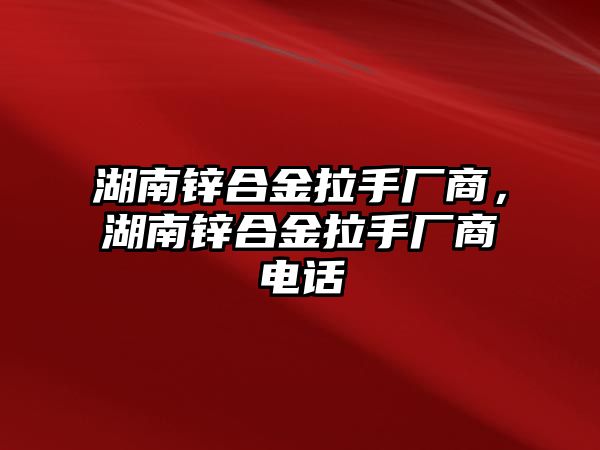 湖南鋅合金拉手廠商，湖南鋅合金拉手廠商電話(huà)