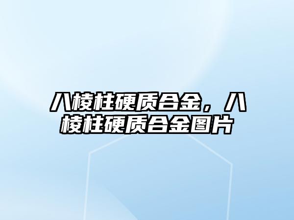 八棱柱硬質(zhì)合金，八棱柱硬質(zhì)合金圖片