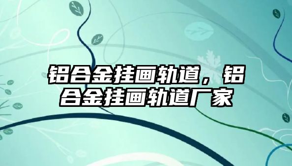 鋁合金掛畫軌道，鋁合金掛畫軌道廠家