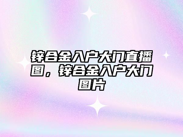 鋅合金入戶大門直播圖，鋅合金入戶大門圖片