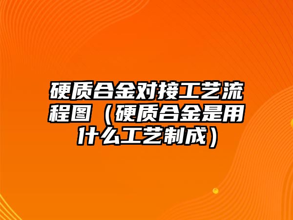 硬質(zhì)合金對(duì)接工藝流程圖（硬質(zhì)合金是用什么工藝制成）