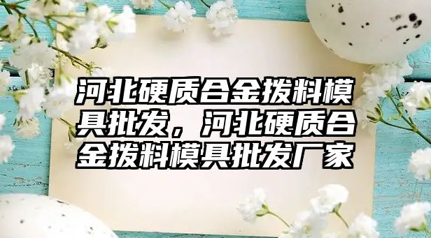 河北硬質合金撥料模具批發(fā)，河北硬質合金撥料模具批發(fā)廠家