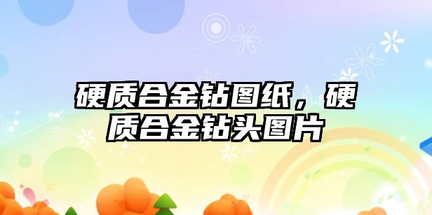 硬質合金鉆圖紙，硬質合金鉆頭圖片