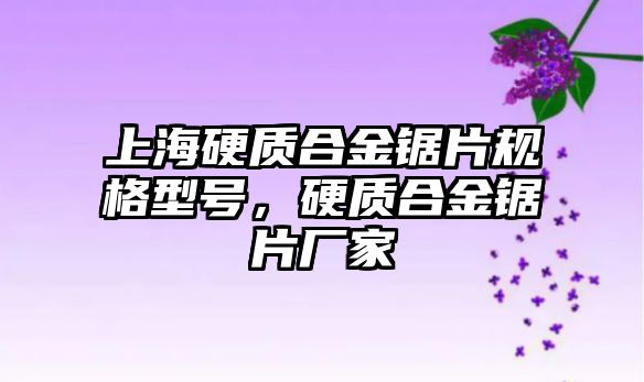 上海硬質(zhì)合金鋸片規(guī)格型號(hào)，硬質(zhì)合金鋸片廠家