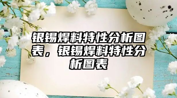 銀錫焊料特性分析圖表，銀錫焊料特性分析圖表