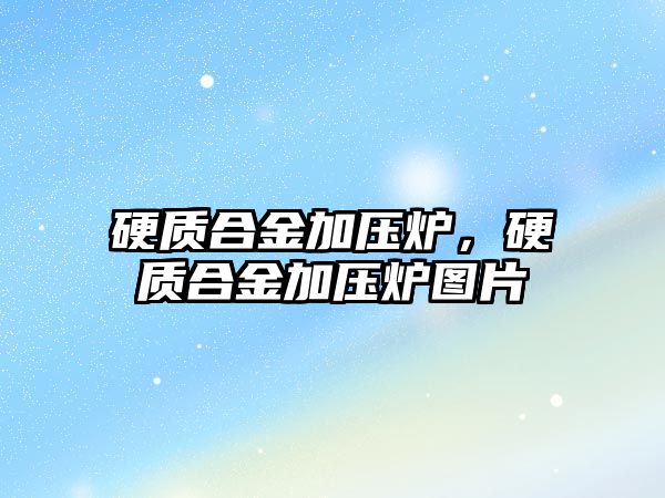 硬質(zhì)合金加壓爐，硬質(zhì)合金加壓爐圖片