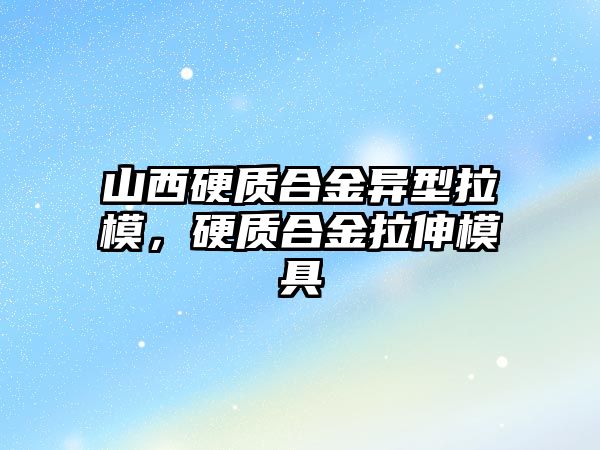 山西硬質(zhì)合金異型拉模，硬質(zhì)合金拉伸模具