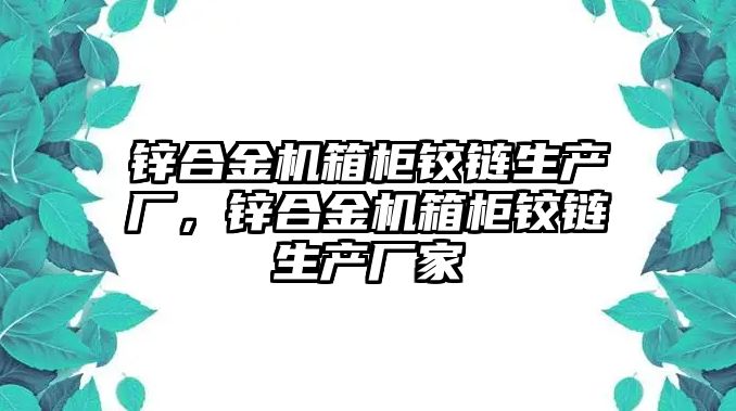 鋅合金機(jī)箱柜鉸鏈生產(chǎn)廠，鋅合金機(jī)箱柜鉸鏈生產(chǎn)廠家