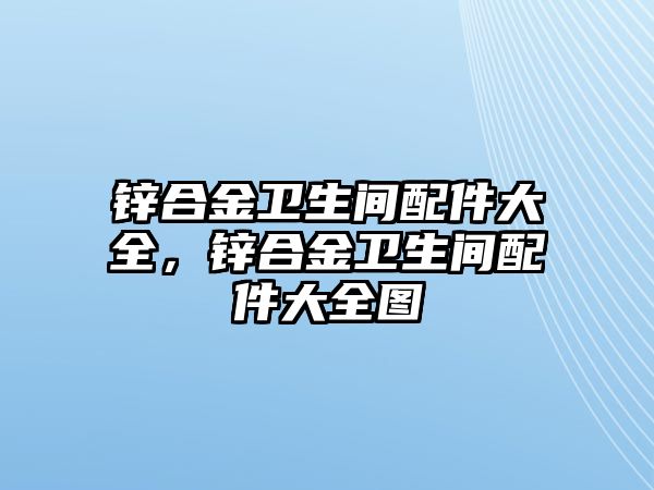 鋅合金衛(wèi)生間配件大全，鋅合金衛(wèi)生間配件大全圖