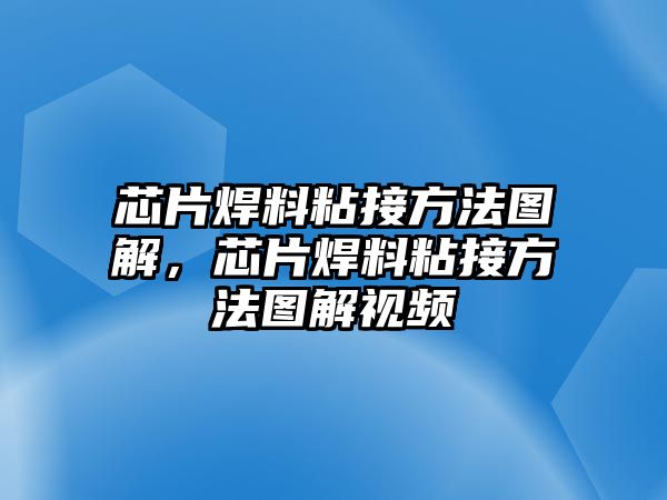 芯片焊料粘接方法圖解，芯片焊料粘接方法圖解視頻