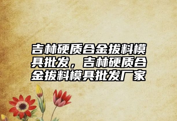 吉林硬質(zhì)合金拔料模具批發(fā)，吉林硬質(zhì)合金拔料模具批發(fā)廠家