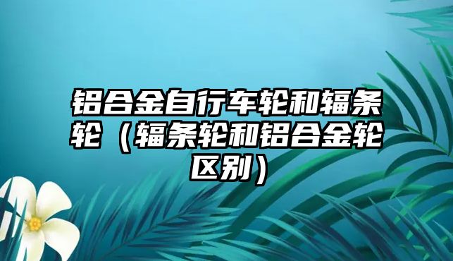 鋁合金自行車輪和輻條輪（輻條輪和鋁合金輪區(qū)別）