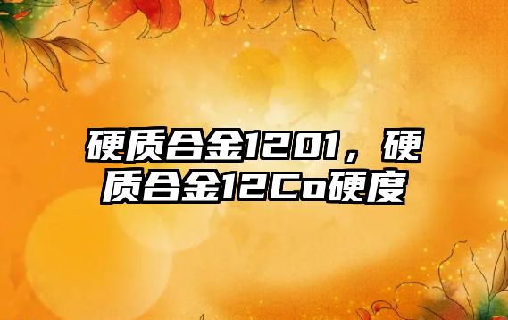 硬質(zhì)合金1201，硬質(zhì)合金12Co硬度