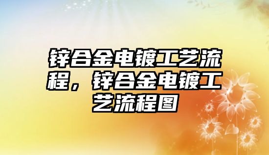 鋅合金電鍍工藝流程，鋅合金電鍍工藝流程圖