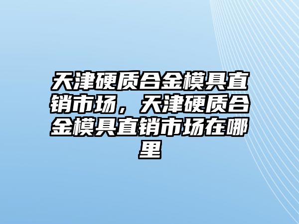 天津硬質(zhì)合金模具直銷市場，天津硬質(zhì)合金模具直銷市場在哪里