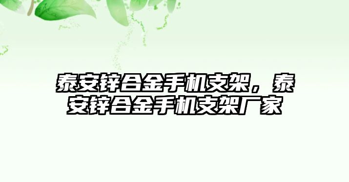 泰安鋅合金手機支架，泰安鋅合金手機支架廠家