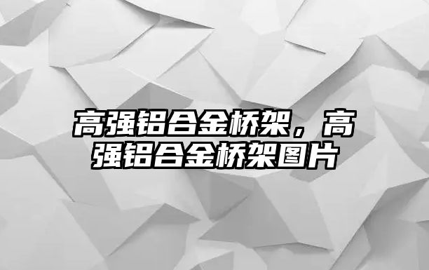 高強(qiáng)鋁合金橋架，高強(qiáng)鋁合金橋架圖片