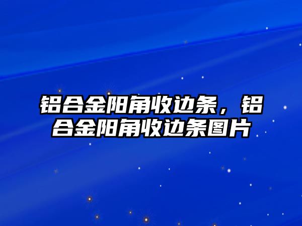 鋁合金陽角收邊條，鋁合金陽角收邊條圖片