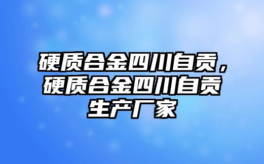 硬質(zhì)合金四川自貢，硬質(zhì)合金四川自貢生產(chǎn)廠家