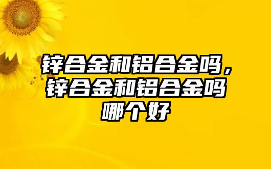 鋅合金和鋁合金嗎，鋅合金和鋁合金嗎哪個(gè)好