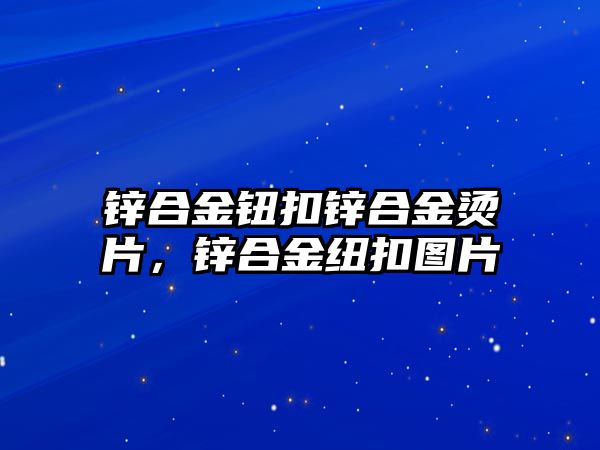 鋅合金鈕扣鋅合金燙片，鋅合金紐扣圖片