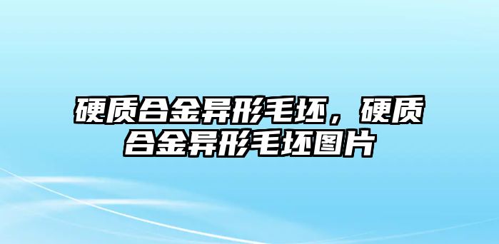 硬質(zhì)合金異形毛坯，硬質(zhì)合金異形毛坯圖片