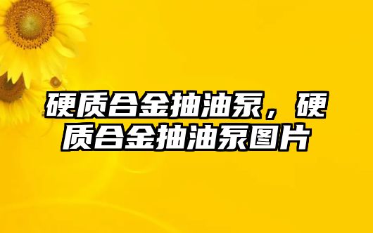 硬質(zhì)合金抽油泵，硬質(zhì)合金抽油泵圖片