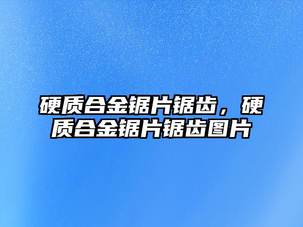 硬質合金鋸片鋸齒，硬質合金鋸片鋸齒圖片