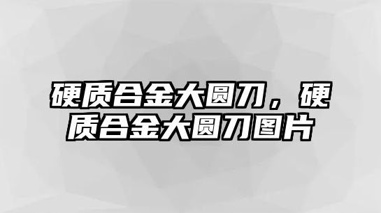 硬質(zhì)合金大圓刀，硬質(zhì)合金大圓刀圖片