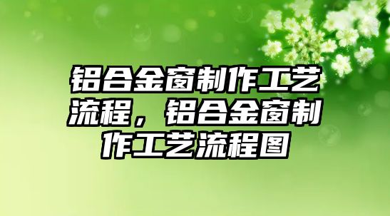 鋁合金窗制作工藝流程，鋁合金窗制作工藝流程圖