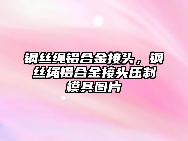 鋼絲繩鋁合金接頭，鋼絲繩鋁合金接頭壓制模具圖片