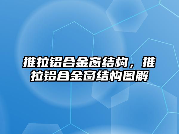 推拉鋁合金窗結構，推拉鋁合金窗結構圖解