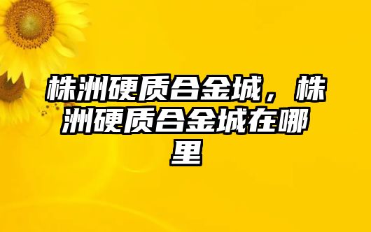 株洲硬質(zhì)合金城，株洲硬質(zhì)合金城在哪里