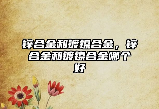 鋅合金和鍍鎳合金，鋅合金和鍍鎳合金哪個(gè)好