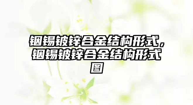 銦錫鈹鋅合金結構形式，銦錫鈹鋅合金結構形式圖