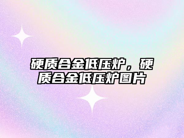 硬質(zhì)合金低壓爐，硬質(zhì)合金低壓爐圖片