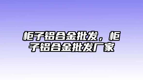 柜子鋁合金批發(fā)，柜子鋁合金批發(fā)廠家