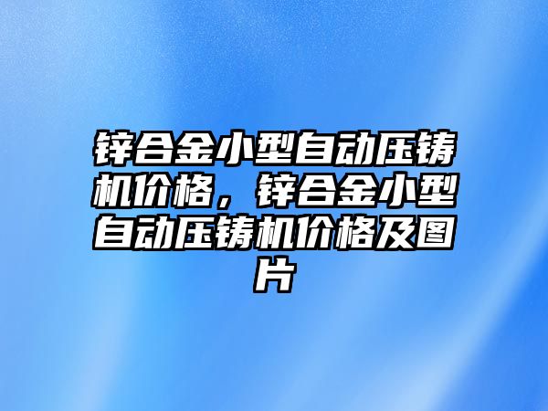 鋅合金小型自動壓鑄機價格，鋅合金小型自動壓鑄機價格及圖片