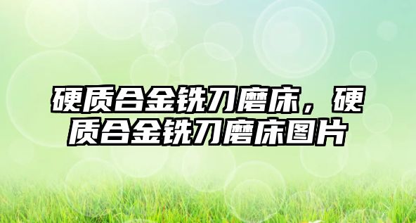 硬質(zhì)合金銑刀磨床，硬質(zhì)合金銑刀磨床圖片