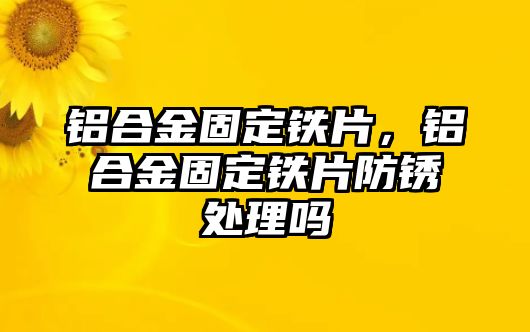 鋁合金固定鐵片，鋁合金固定鐵片防銹處理嗎