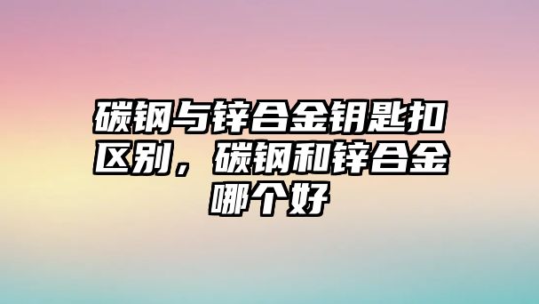 碳鋼與鋅合金鑰匙扣區(qū)別，碳鋼和鋅合金哪個(gè)好