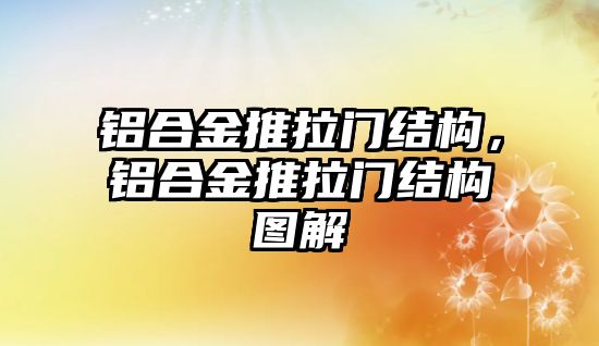 鋁合金推拉門結(jié)構(gòu)，鋁合金推拉門結(jié)構(gòu)圖解