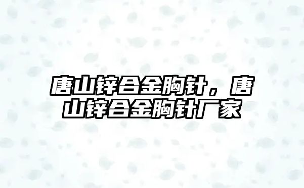 唐山鋅合金胸針，唐山鋅合金胸針廠家