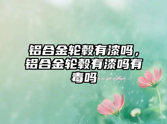 鋁合金輪轂有漆嗎，鋁合金輪轂有漆嗎有毒嗎